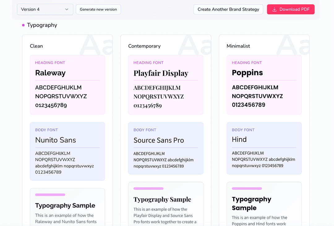 Illustration for step 3: Get your complete brand kit